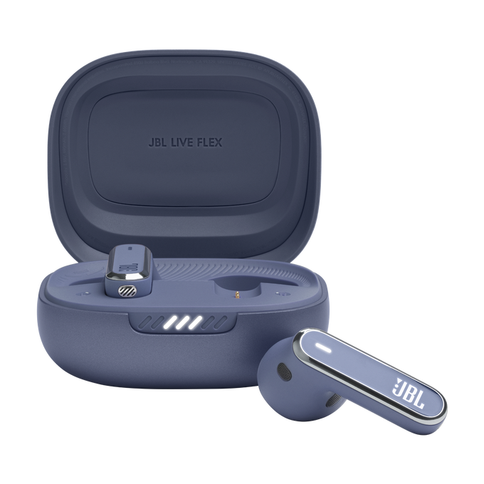 JBL Live Flex - Blue - True wireless Noise Cancelling earbuds - Hero image number null